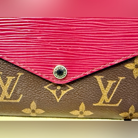 LOUIS VUITTON Barbie Monogram Epi Marie-Lou Long Clutch/ Wallet Fuchsia - Picture 4 of 16